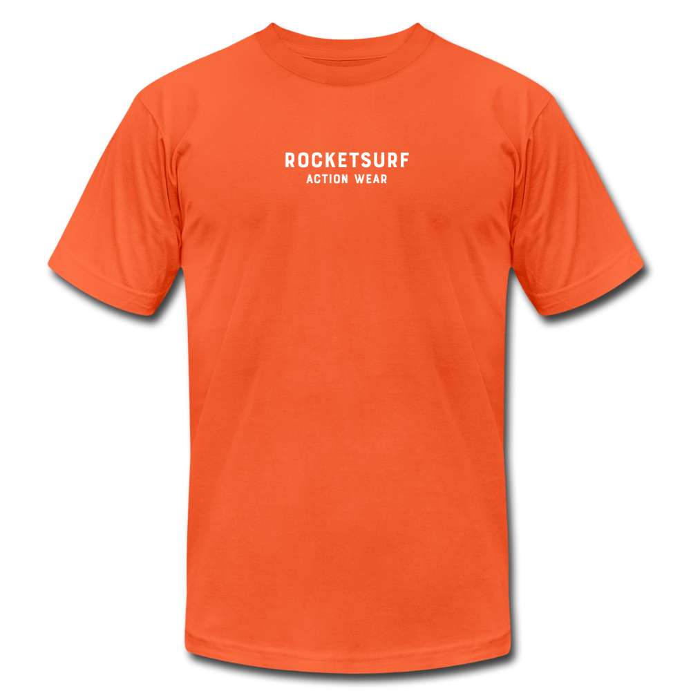 Unisex Jersey T-Shirt by Bella + Canvas - RocketSurf Logo - orange