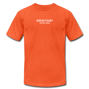 Unisex Jersey T-Shirt by Bella + Canvas - RocketSurf Logo - orange