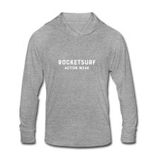 Cargar imagen en el visor de la galería, Unisex Tri-Blend Hoodie Shirt - RocketSurf Logo - heather gray