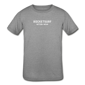 Kids' Tri-Blend T-Shirt - RocketSurf Logo - heather gray