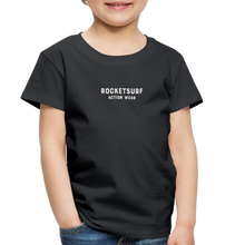 Load image into Gallery viewer, Toddler Premium T-Shirt - RocketSurf Logo - black