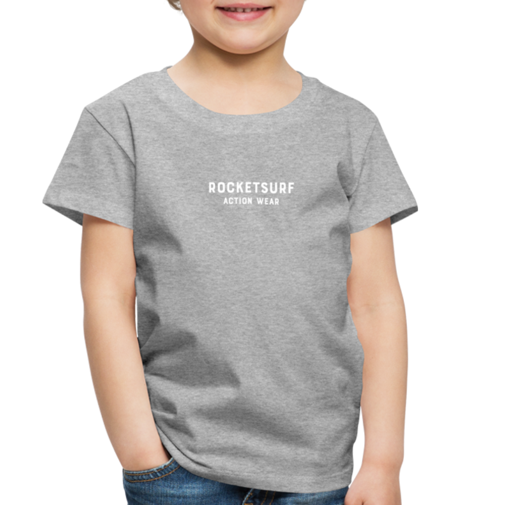 Toddler Premium T-Shirt - RocketSurf Logo - heather gray