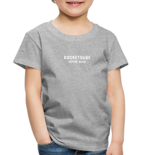 Cargar imagen en el visor de la galería, Toddler Premium T-Shirt - RocketSurf Logo - heather gray