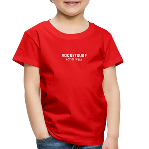 Toddler Premium T-Shirt - RocketSurf Logo - red
