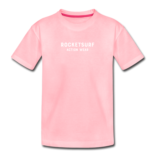 Toddler Premium T-Shirt - RocketSurf Logo - pink