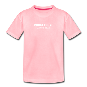 Toddler Premium T-Shirt - RocketSurf Logo - pink