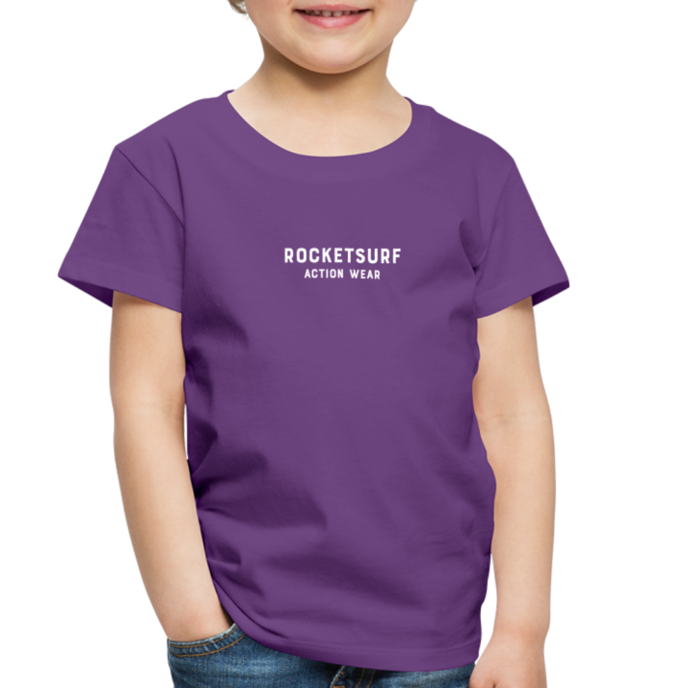 Toddler Premium T-Shirt - RocketSurf Logo - purple
