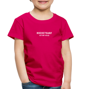 Toddler Premium T-Shirt - RocketSurf Logo - dark pink