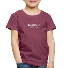 Cargar imagen en el visor de la galería, Toddler Premium T-Shirt - RocketSurf Logo - heather burgundy