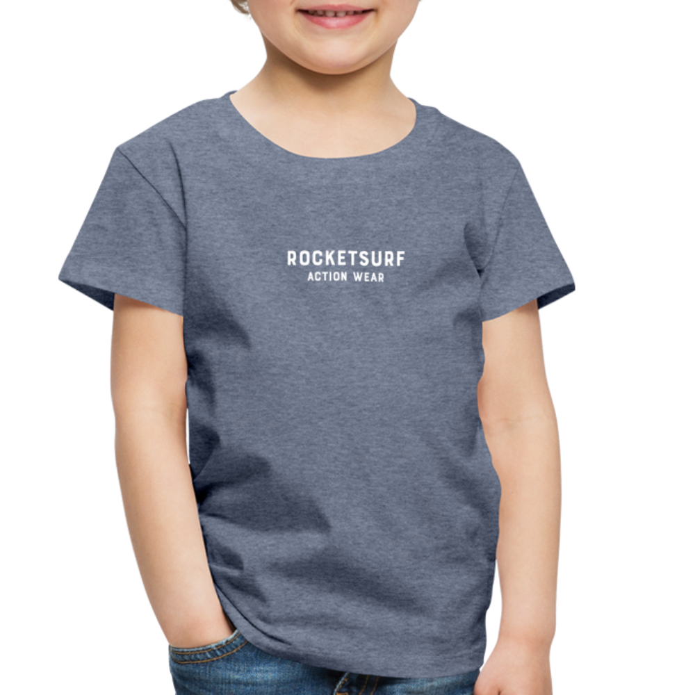 Toddler Premium T-Shirt - RocketSurf Logo - heather blue