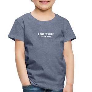 Toddler Premium T-Shirt - RocketSurf Logo - heather blue