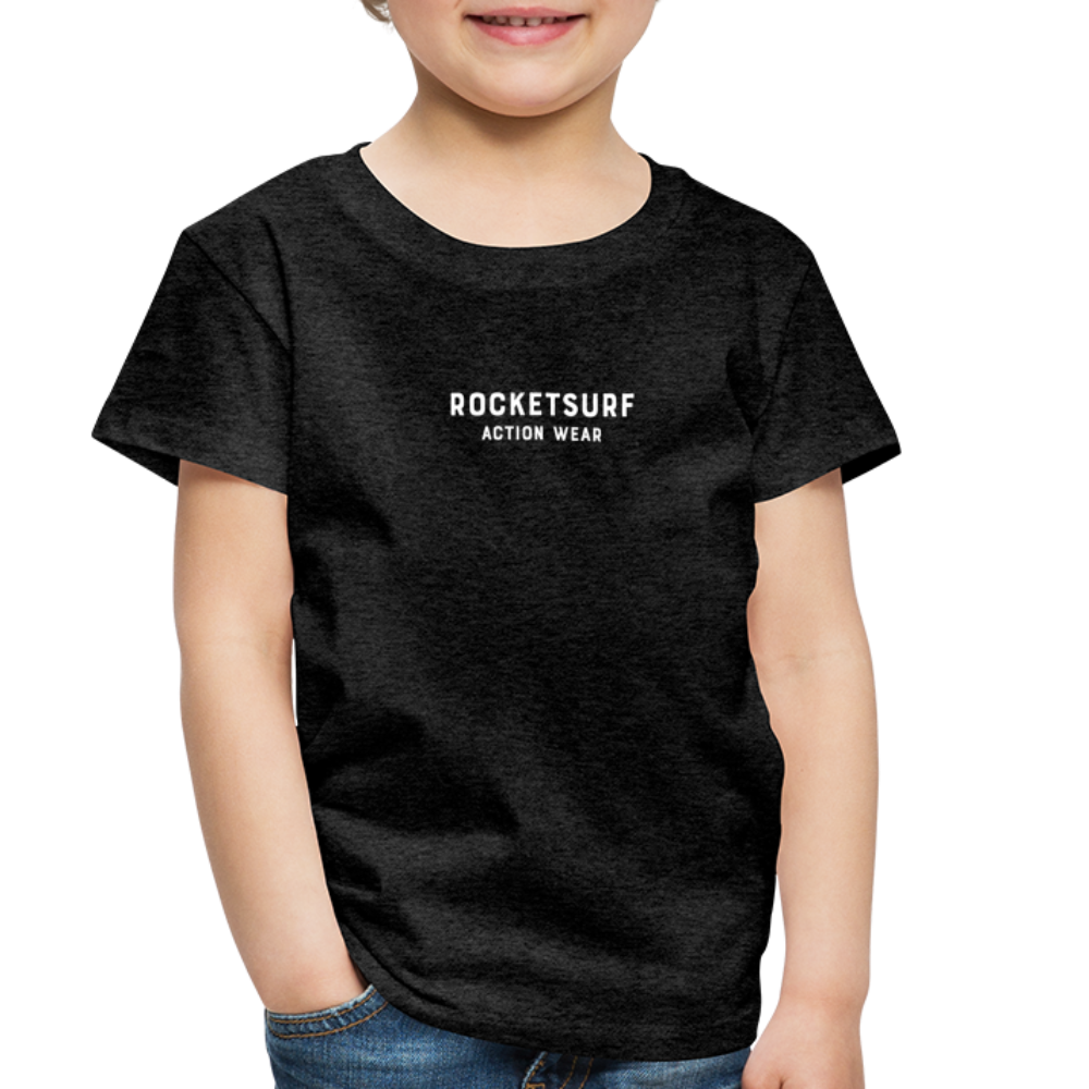 Toddler Premium T-Shirt - RocketSurf Logo - charcoal gray