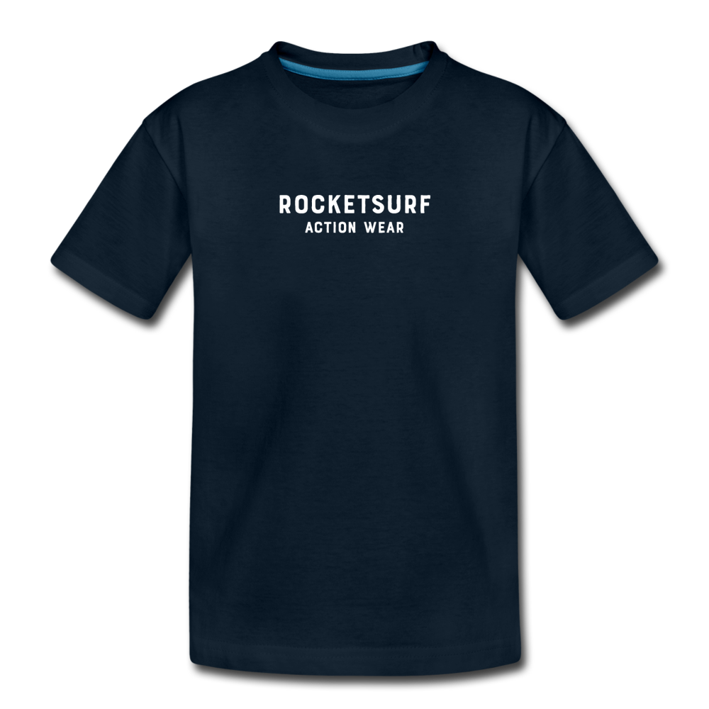 Toddler Premium T-Shirt - RocketSurf Logo - deep navy