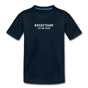 Toddler Premium T-Shirt - RocketSurf Logo - deep navy