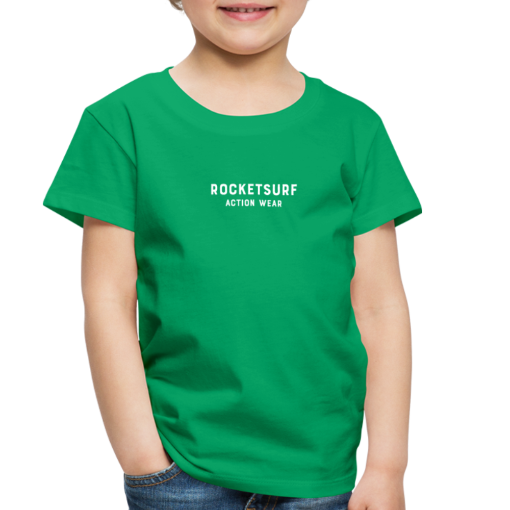 Toddler Premium T-Shirt - RocketSurf Logo - kelly green