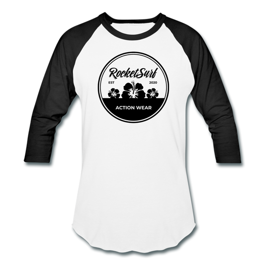 Baseball T-Shirt - Circle Logo - white/black