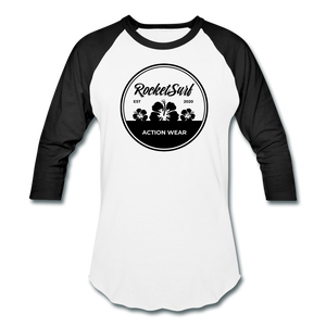 Baseball T-Shirt - Circle Logo - white/black