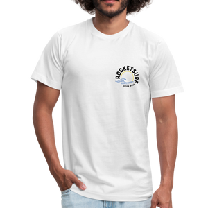 Unisex 2-Sided Design T-Shirt -  Life's A Beach - white