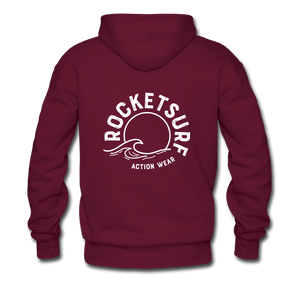 Life's A Beach Find Your Wave - Men's Hoodie - burgundy