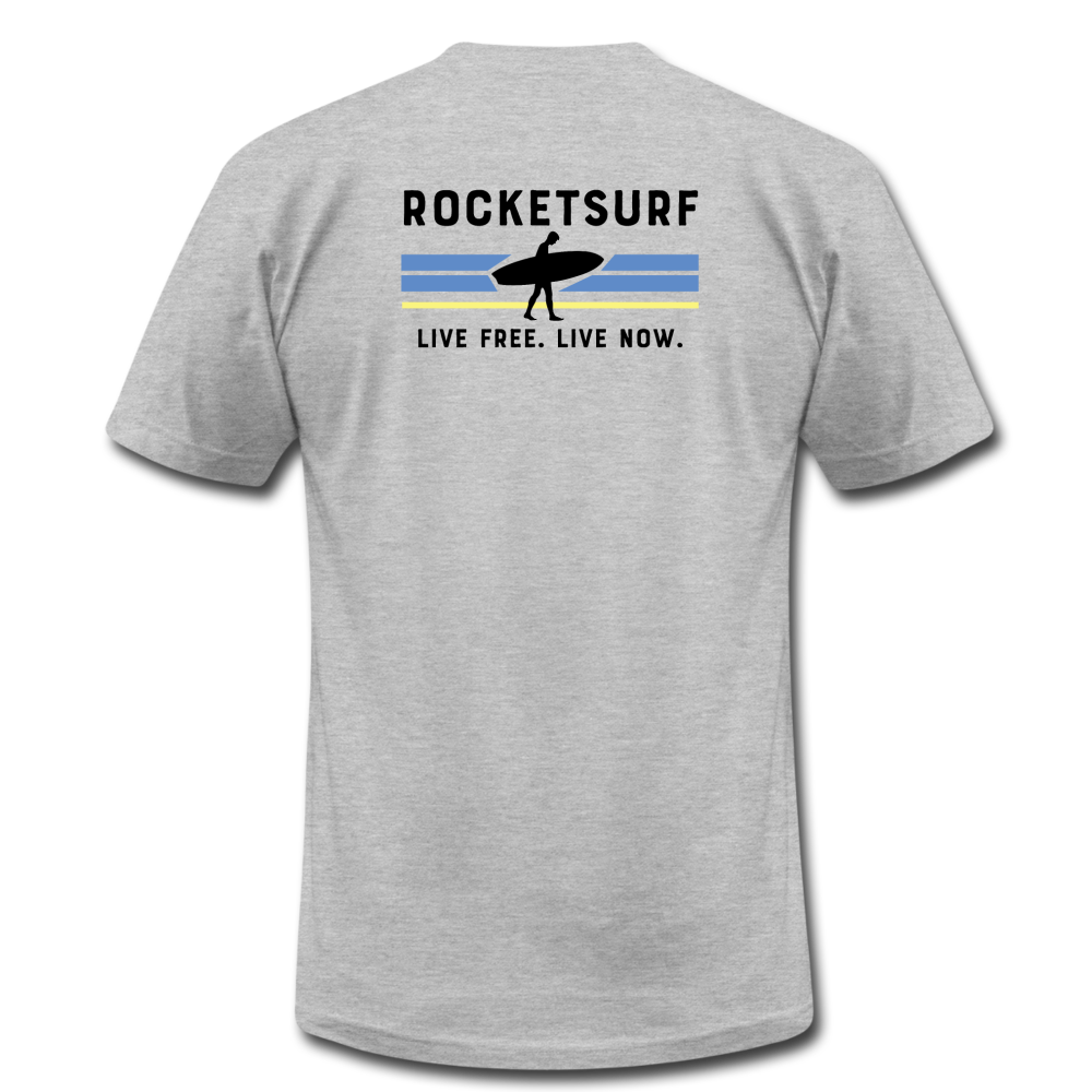 Live Free Live Now Unisex Jersey T-Shirt - heather gray