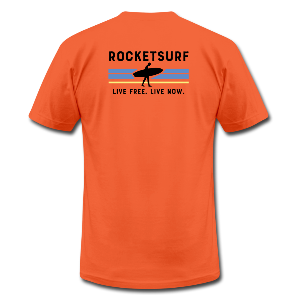 Live Free Live Now Unisex Jersey T-Shirt - orange