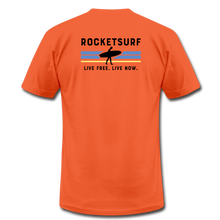 Cargar imagen en el visor de la galería, Live Free Live Now Unisex Jersey T-Shirt - orange