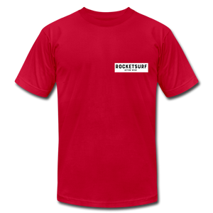 Live Free Live Now Unisex Jersey T-Shirt - red