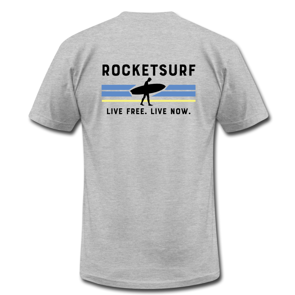 Live Free Live Now Unisex Jersey T-Shirt - heather gray