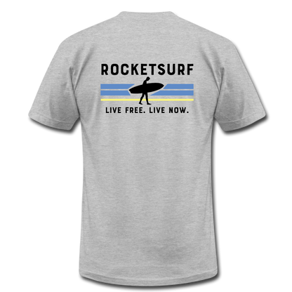 Live Free Live Now Unisex Jersey T-Shirt - heather gray