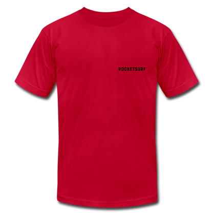 Live Free Live Now Unisex Jersey T-Shirt - red